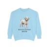 westiepoo sweatshirt, Chambray
