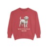 westiepoo sweatshirt, Crimson