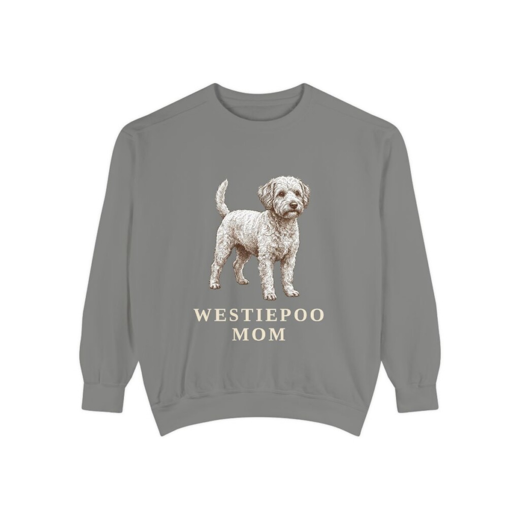 westiepoo sweatshirt, Grey