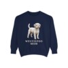 westiepoo sweatshirt, True Navy