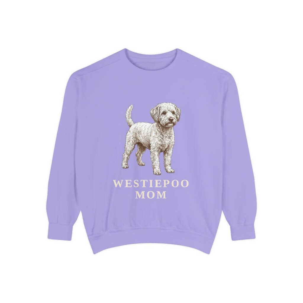 westiepoo sweatshirt, Violet