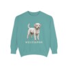 westiepoo sweatshirt, Seafoam