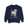 westiepoo sweatshirt, True Navy