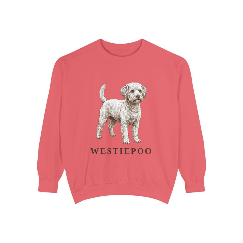 westiepoo sweatshirt, Watermelon