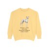 Whippet Humor Sweatshirt, Butter, front view