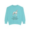 Whippet Humor Sweatshirt, Chalky Mint, front view