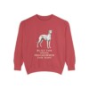 Whippet Humor Sweatshirt, Crimson, front view