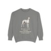 Whippet Humor Sweatshirt, Grey, front view