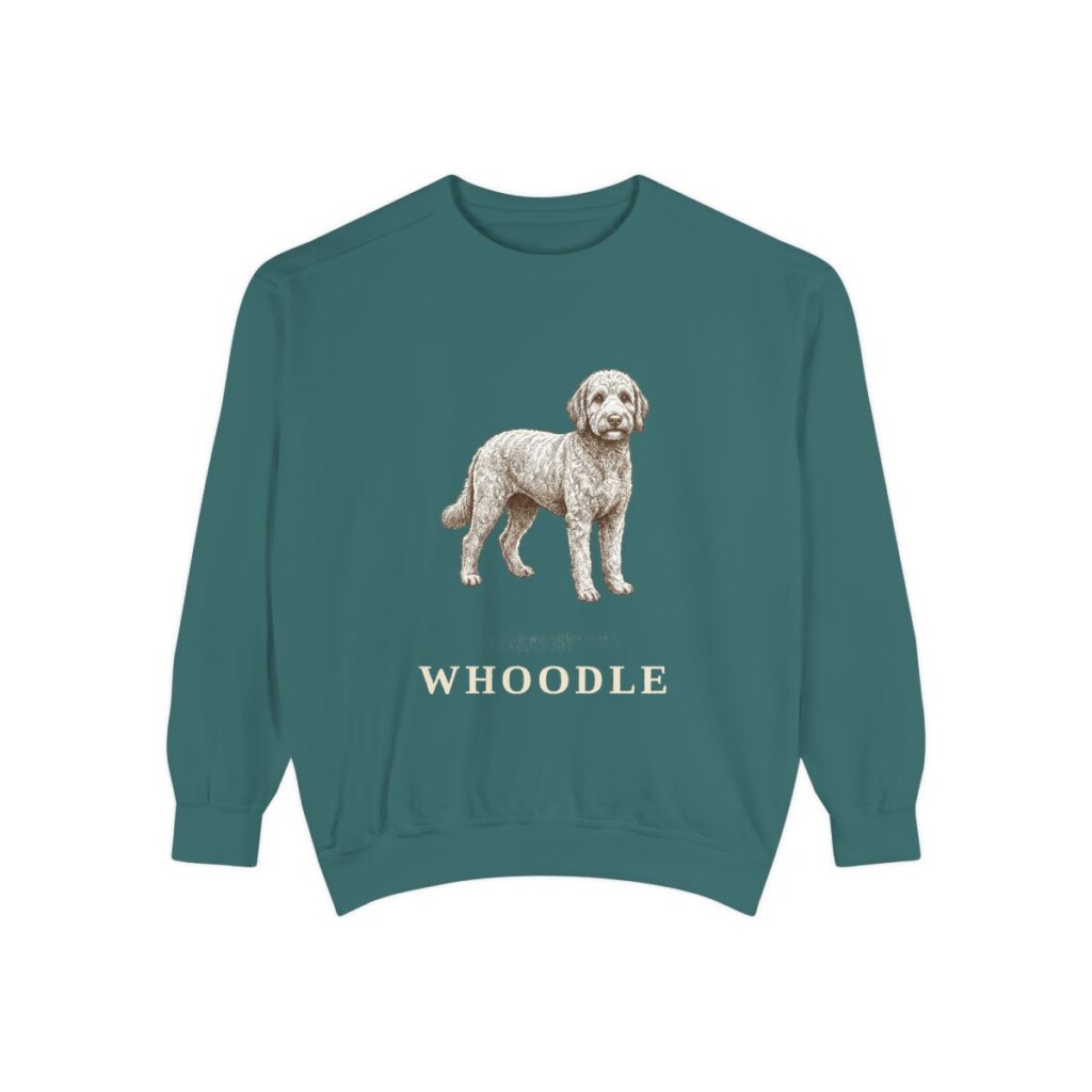 Whoodle Sweatshirt, Blue Spruce, front view