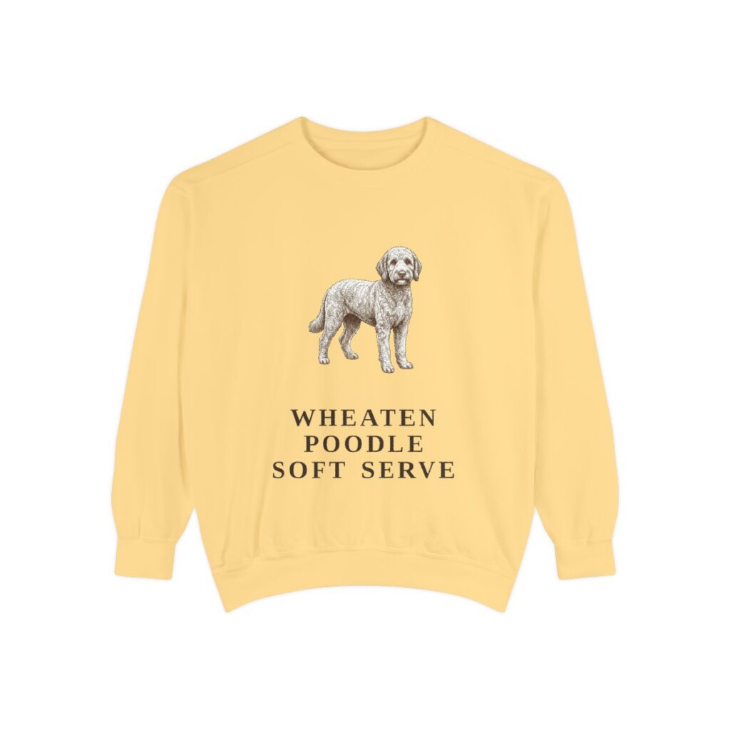 Whoodle Humor Sweatshirt, Butter, front view
