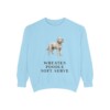 Whoodle Humor Sweatshirt, Chambray, front view
