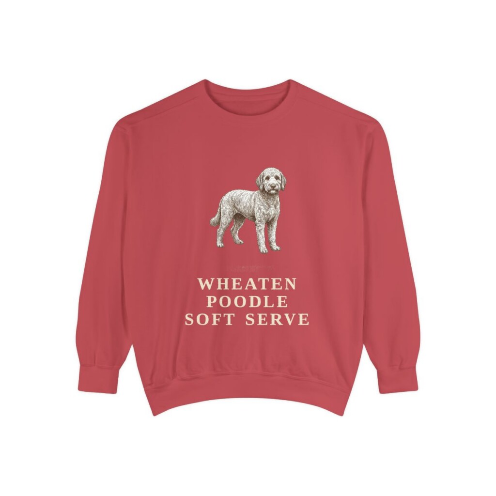 Whoodle Humor Sweatshirt, Crimson, front view