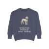 Whoodle Humor Sweatshirt, Denim, front view