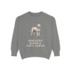 Whoodle Humor Sweatshirt, Grey, front view