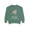 Whoodle Humor Sweatshirt, Light Green, front view