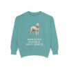 Whoodle Humor Sweatshirt, Seafoam, front view