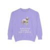 Whoodle Humor Sweatshirt, Violet, front view