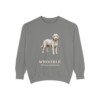Whoodle Latin Sweatshirt, Grey, front view
