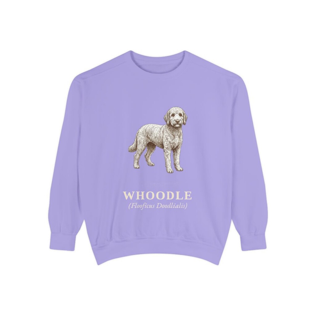 Whoodle Latin Sweatshirt, Violet, front view