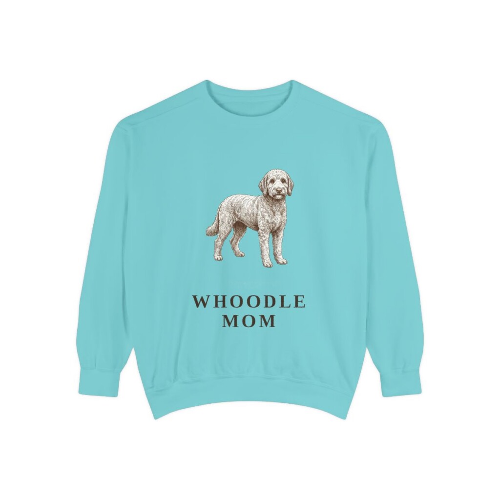 Whoodle Mom Sweatshirt, Chalky Mint, front view