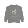 Whoodle Mom Sweatshirt, Grey, front view