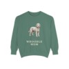 Whoodle Mom Sweatshirt, Light Green, front view