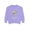 Whoodle Mom Sweatshirt, Violet, front view