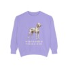 Wirehaired Vizsla Dad Sweatshirt, Violet, front view