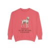 Wirehaired Vizsla Humor Sweatshirt, Watermelon, front view