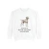 Wirehaired Vizsla Humor Sweatshirt, White, front view
