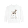 Wirehaired Vizsla Mom Sweatshirt, White, front view
