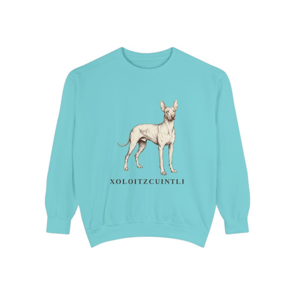 xoloitzcuintli sweatshirt, Chalky Mint