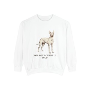 xoloitzcuintli sweatshirt, White