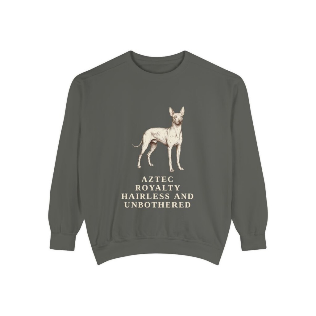 xoloitzcuintli sweatshirt, Pepper