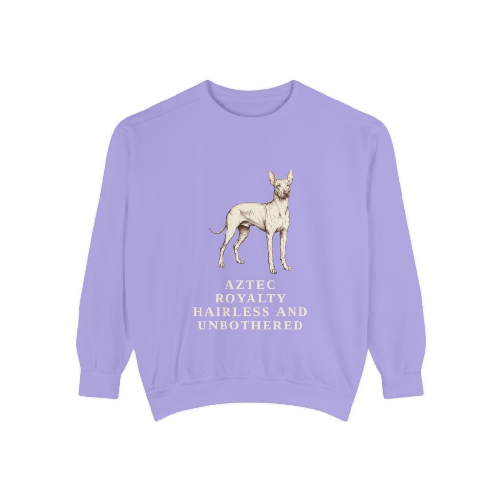xoloitzcuintli sweatshirt, Violet