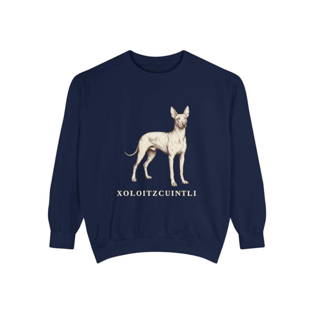 xoloitzcuintli sweatshirt, True Navy