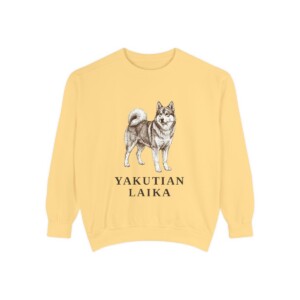 Yakutian Laika Sweatshirt, Butter, front view