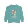 Yakutian Laika Humor Sweatshirt, Seafoam, front view