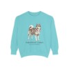 Yakutian Laika Latin Sweatshirt, Chalky Mint, front view