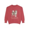 Yakutian Laika Latin Sweatshirt, Crimson, front view