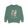 Yakutian Laika Latin Sweatshirt, Light Green, front view