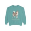 Yakutian Laika Latin Sweatshirt, Seafoam, front view
