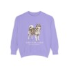 Yakutian Laika Latin Sweatshirt, Violet, front view