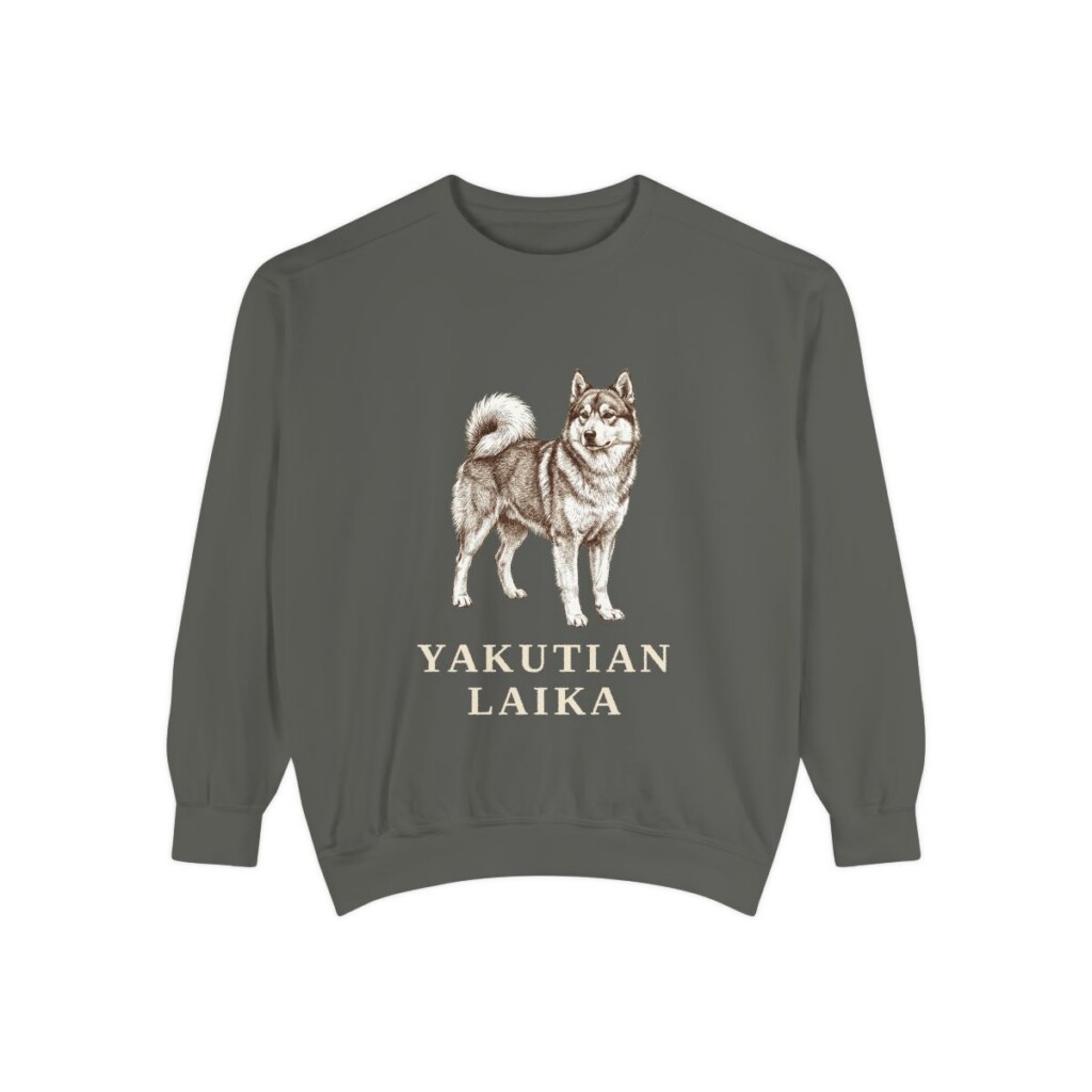Yakutian Laika Sweatshirt, Pepper, front view