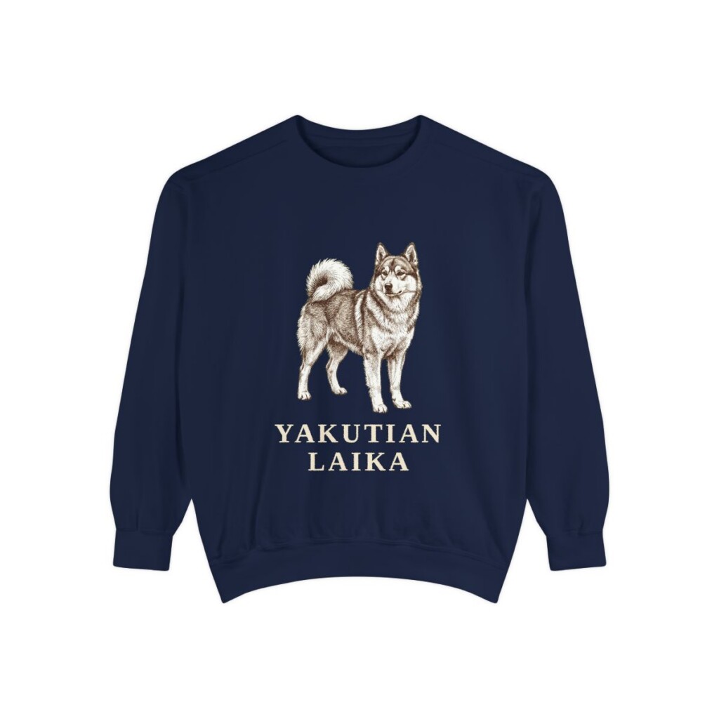 Yakutian Laika Sweatshirt, True Navy, front view