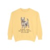 Yorkshire Terrier Humor Sweatshirt, Butter, front view