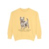 Yorkshire Terrier Latin Sweatshirt, Butter, front view