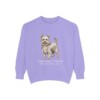 Yorkshire Terrier Latin Sweatshirt, Violet, front view