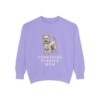 Yorkshire Terrier Mom Sweatshirt, Violet, front view